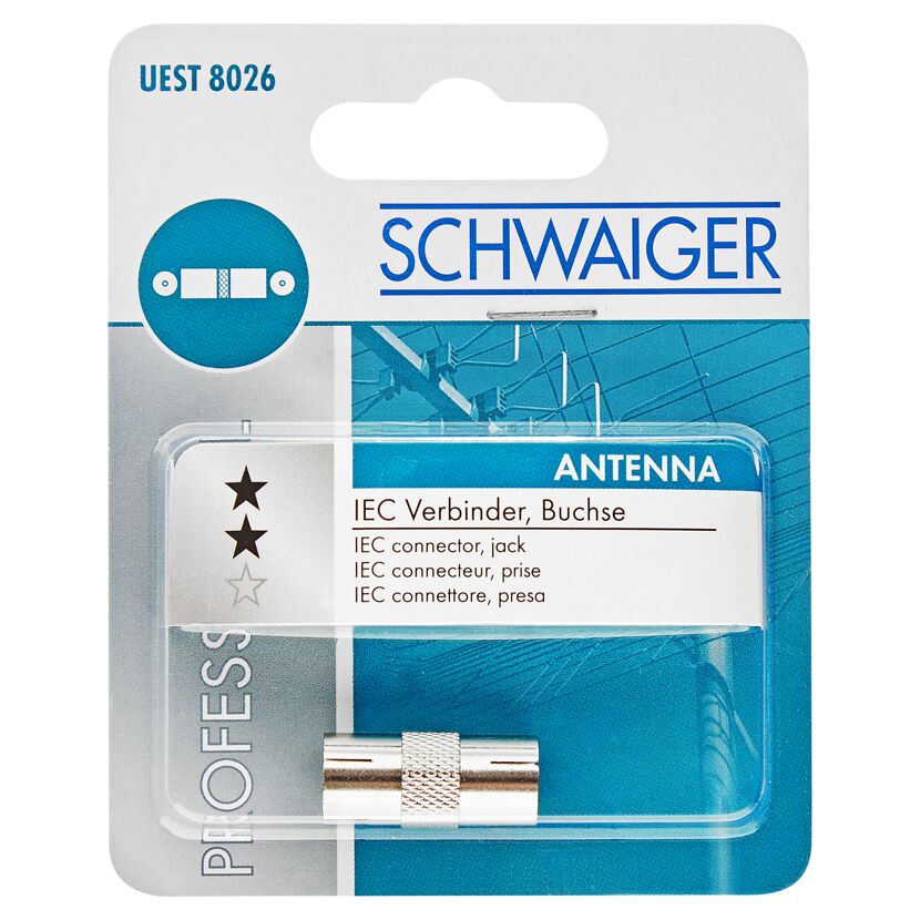 IEC-Verbinder, Buchse von Schwaiger
