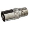 Koaxial F-Buchse auf Koaxbuchse Adapter