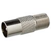 Koax-Stecker auf F-Buchse Adapter