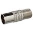 Koax-Stecker auf F-Buchse Adapter