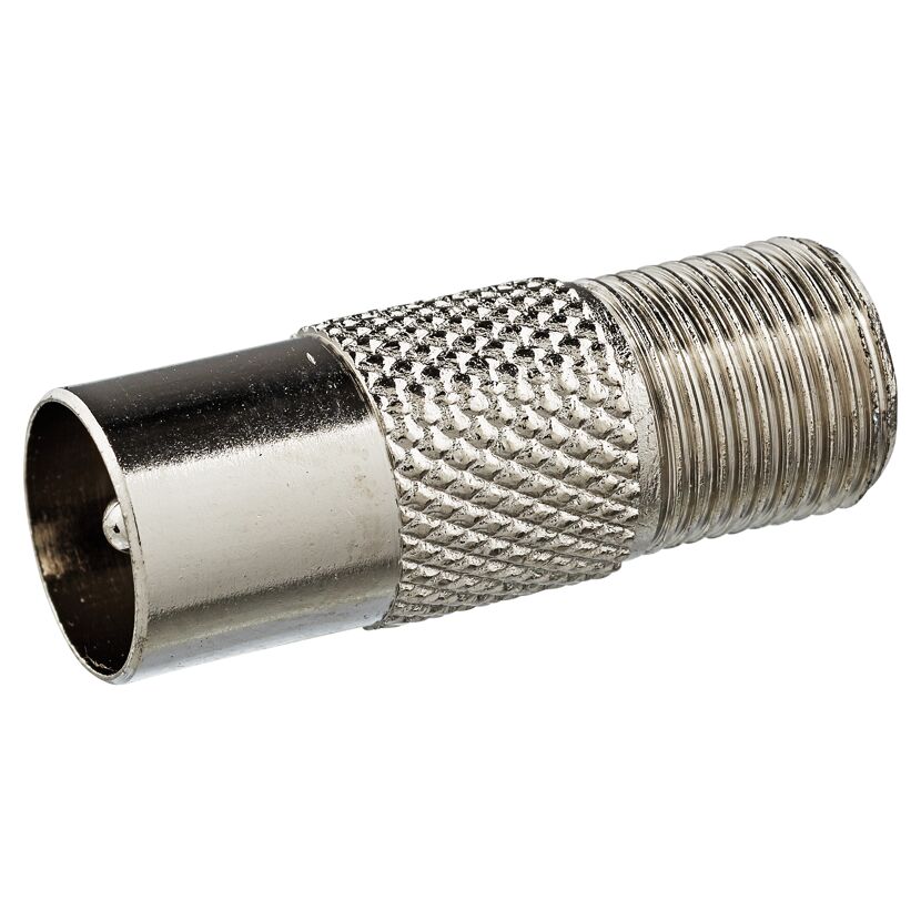 Koax-Stecker auf F-Buchse Adapter