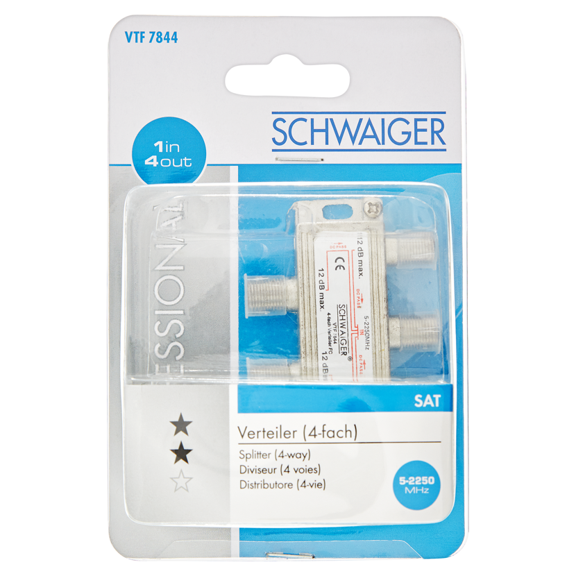 4-fach Verteiler von Schwaiger