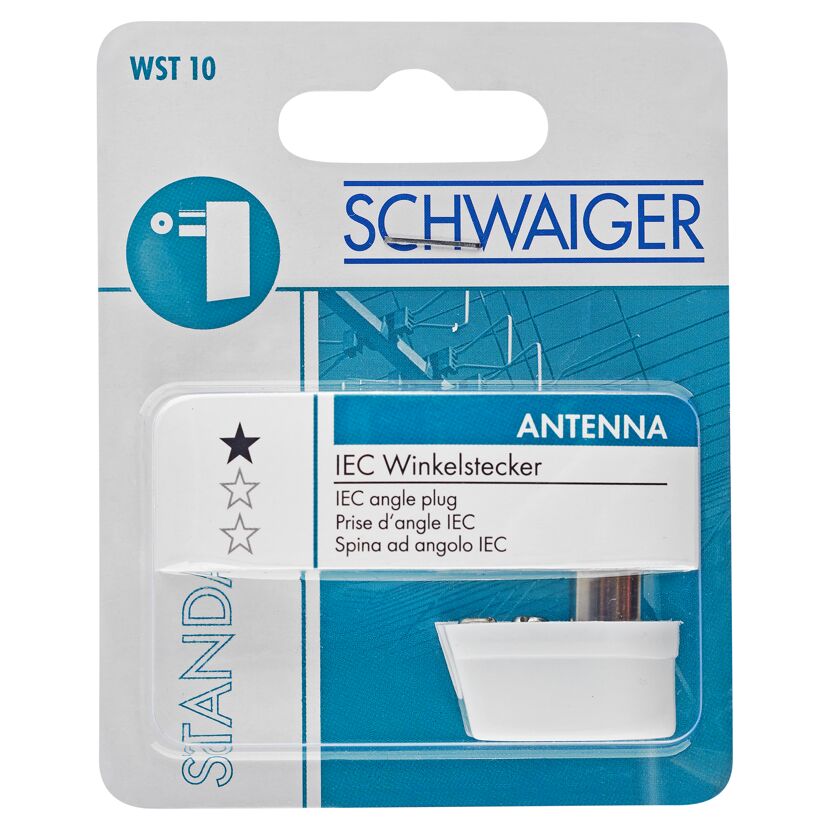 Schwaiger IEC Winkelstecker Antenne