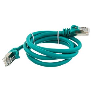 S/FTP-Netzwerkkabel CAT 6 grün 1 m