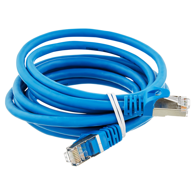 Bild von S/FTP-Netzwerkkabel CAT 6 blau 2,5 m