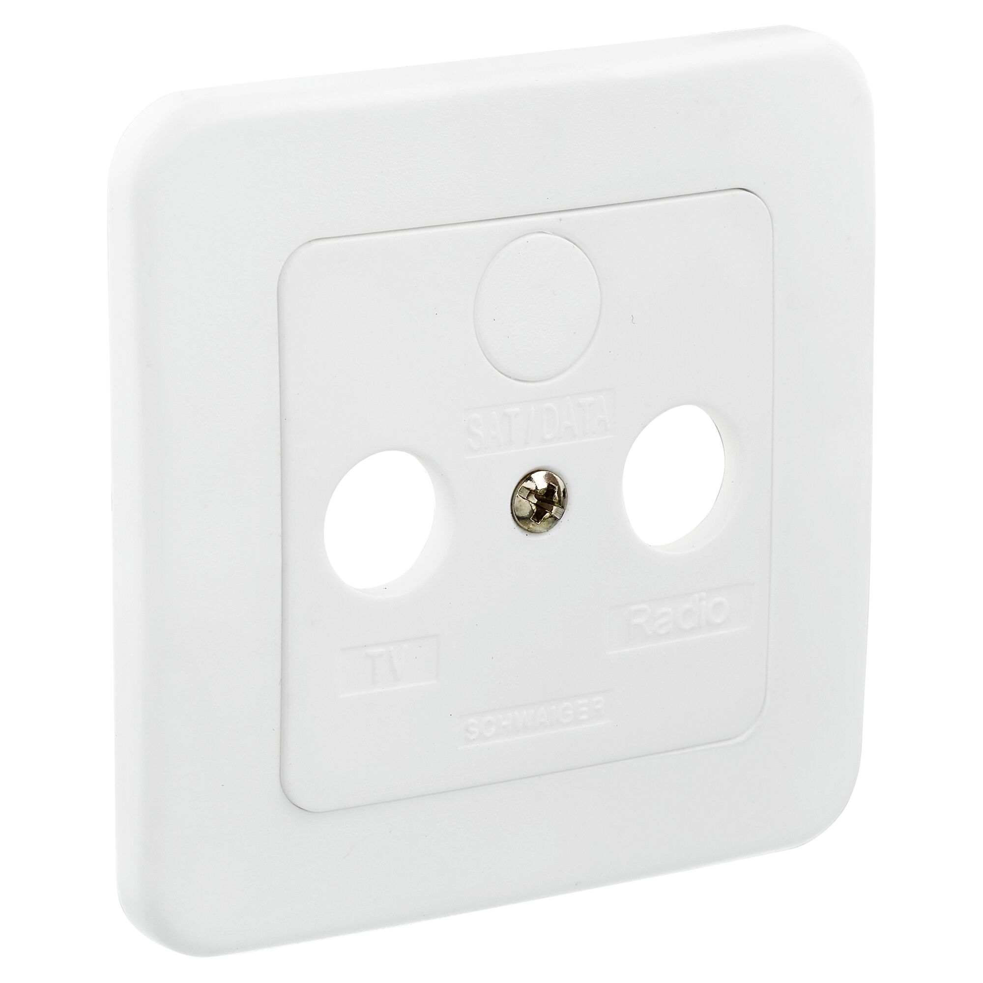 Weiße Antennen-Universalabdeckung von Schwager