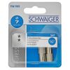 Zwei F-Quickstecker von Schwaiger auf Blisterkarte