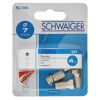 Vier F-Stecker 7 mm von Schwaiger