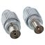 Zwei Koax-Stecker
