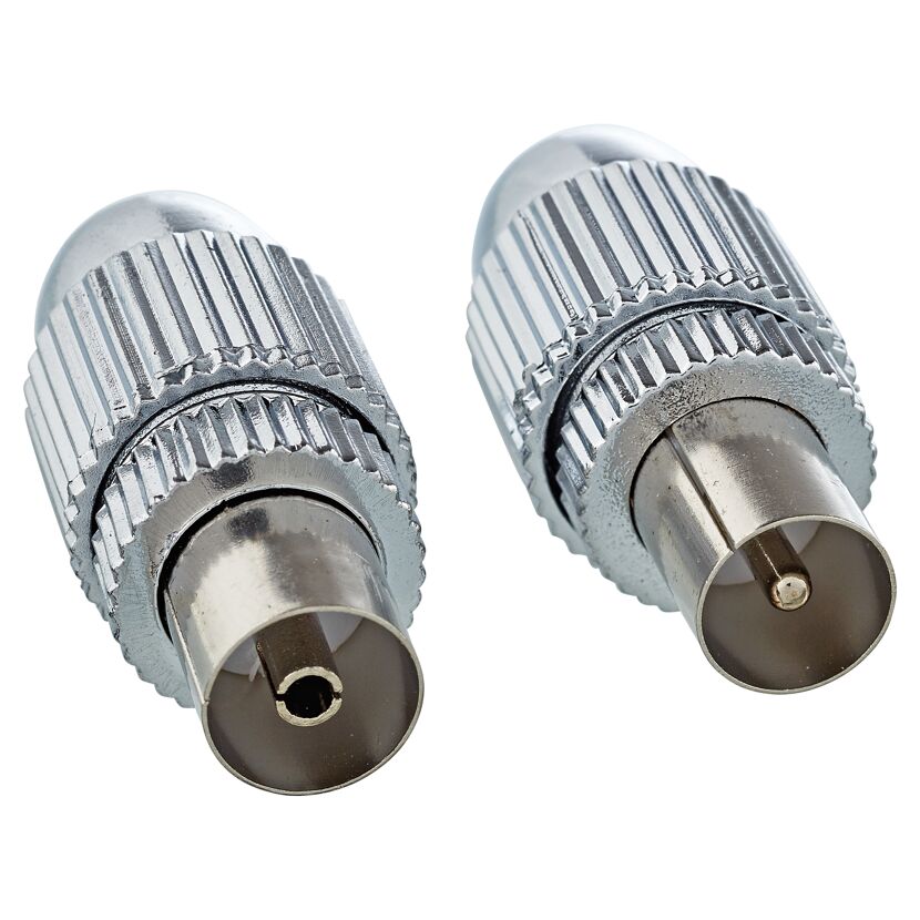 Zwei Koax-Stecker