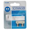 Schwaiger F-Verbinder U-Form silber