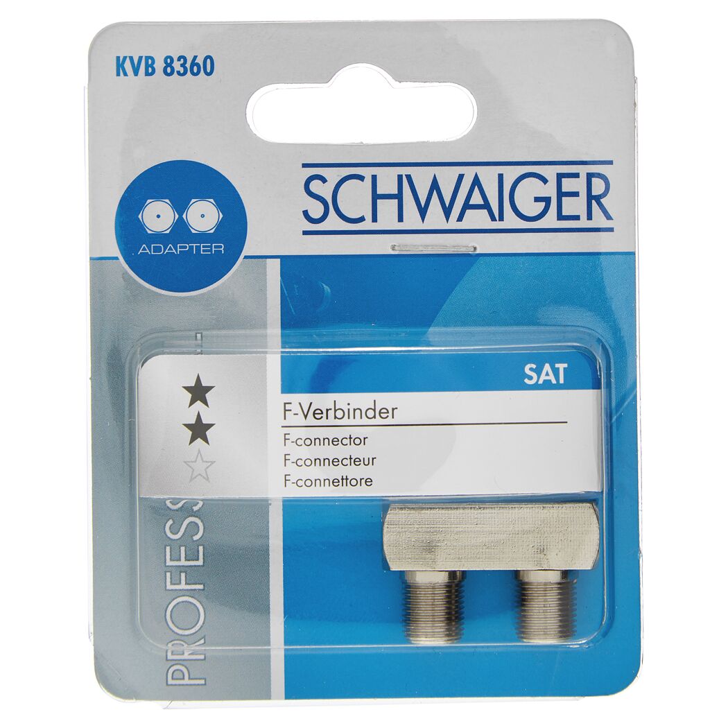 Schwaiger F-Verbinder U-Form silber