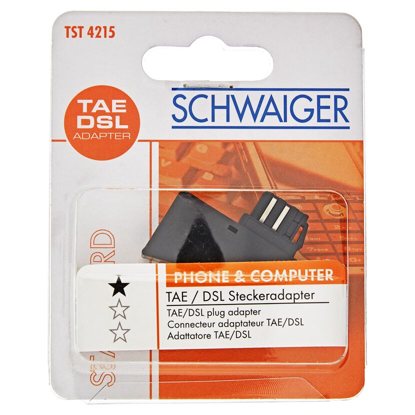 TAE / DSL Steckeradapter von Schwaiger