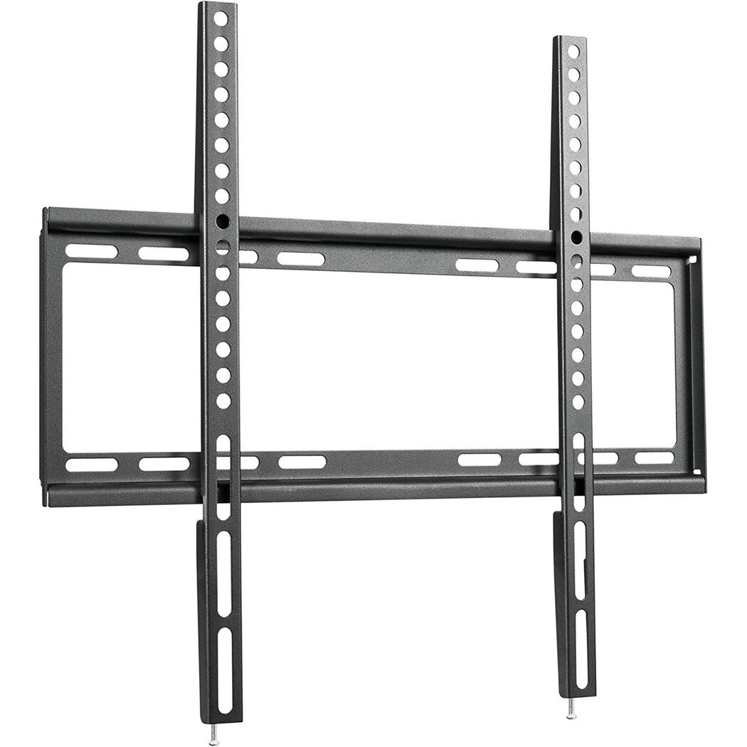 Schwarze TV-Wandhalterung