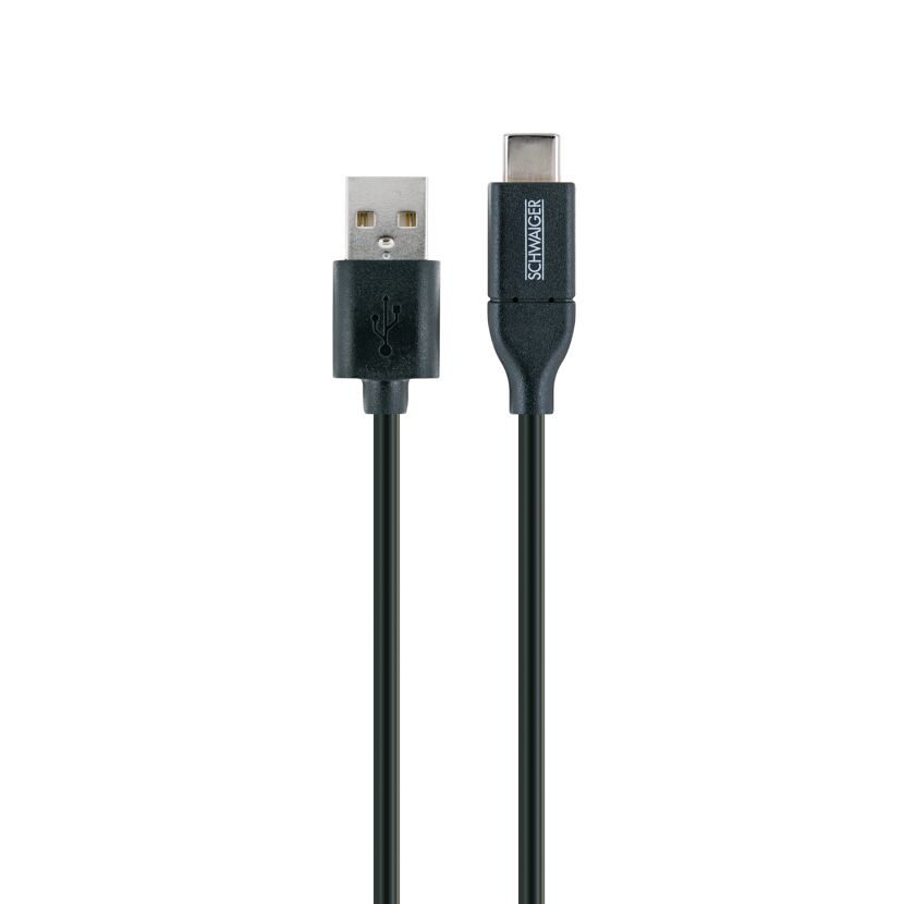 Schwarzes USB-Adapterkabel von SCHWAIGER