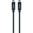 Schwarzes USB-Anschlusskabel