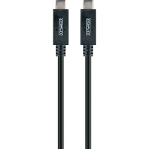 Anschlusskabel USB 3.2 C schwarz, 100 cm