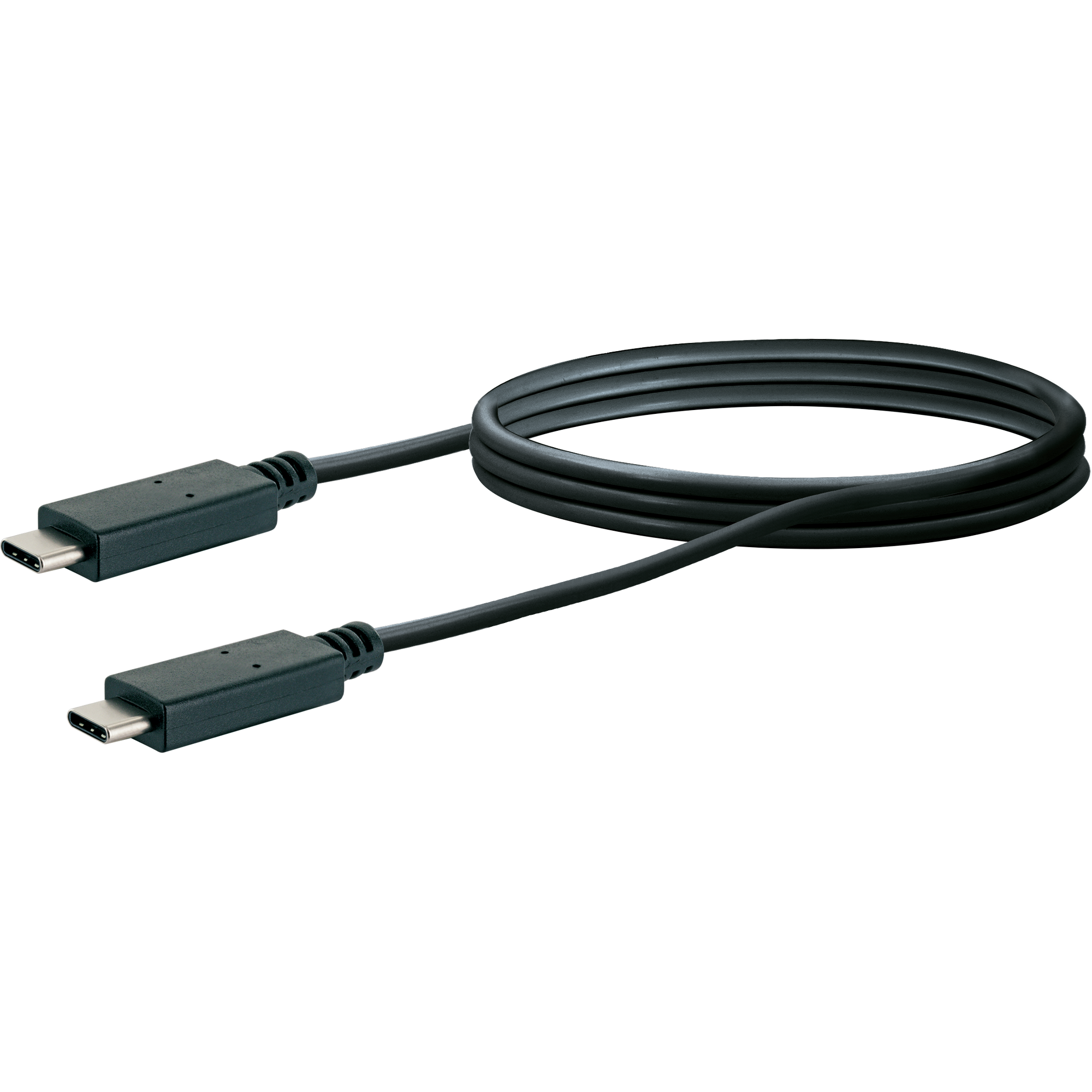 Anschlusskabel USB 3.2 C schwarz, 100 cm + product picture