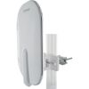 DVB-T2/T-Außenantenne weiß 24,5 x 15,5 x 9 cm, mit Mastaufhängung