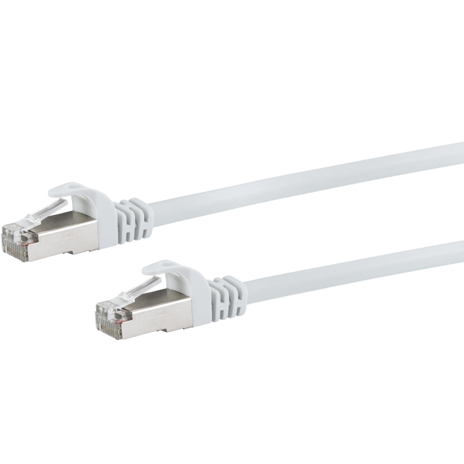 Bild von SF/UTP-Netzwerkkabel CAT 6 weiß, 50 m