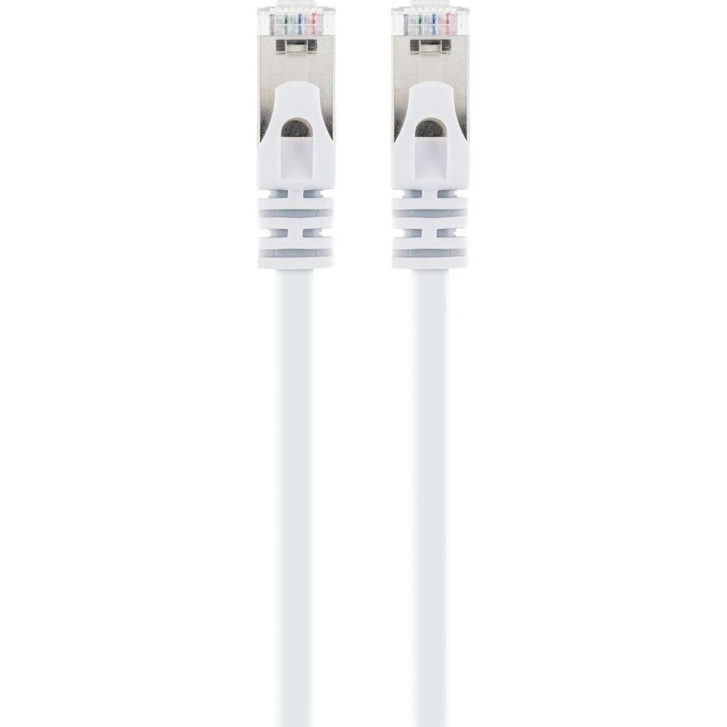 U/FTP-Netzwerkflachkabel CAT 6 weiß, 1,5 m