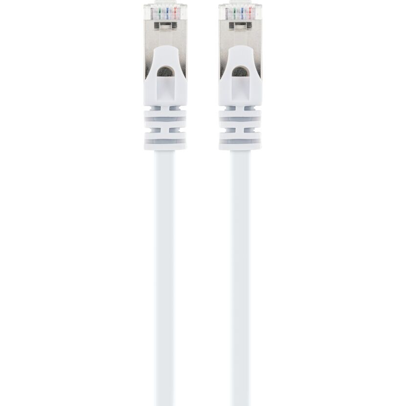U/FTP-Netzwerkflachkabel CAT 6 weiß, 1,5 m