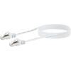 U/FTP-Netzwerkflachkabel CAT 6 weiß, 3 m
