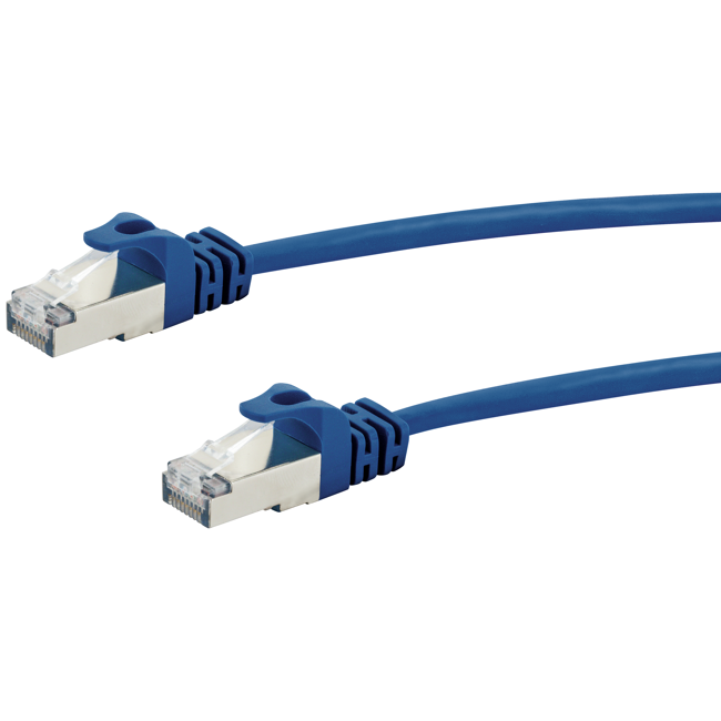 Bild von S/FTP-Netzwerkkabel CAT 8 blau, 2 m