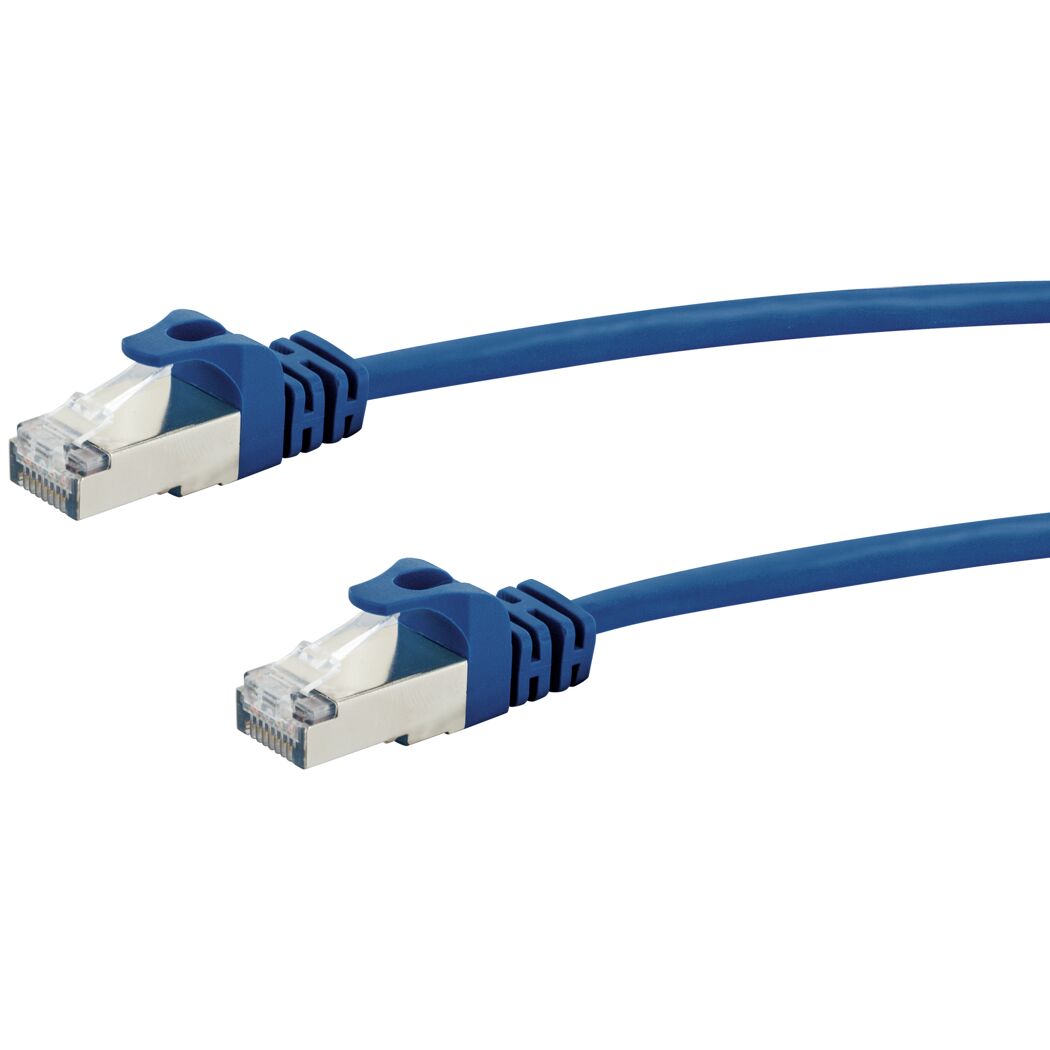 S/FTP-Netzwerkkabel CAT 8 blau, 5 m