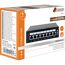 8-Port Patchpanel für RJ45 Netzwerkbuchsen