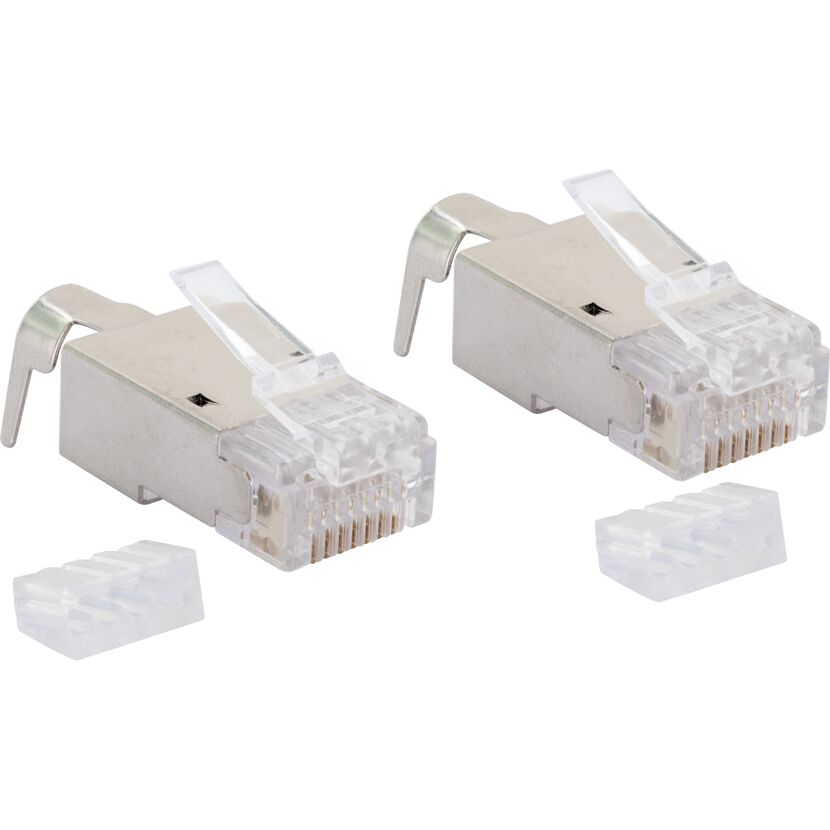Netzwerkstecker CAT 6A/Cat 7, 2 Stück
