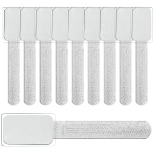 Klettbinder mit Beschriftungsfeld 'LTC Mini Tags' weiß 12 x 90 mm 10 Stück