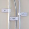 Klettbinder mit Beschriftungsfeld 'LTC Mini Tags' weiß 12 x 90 mm 10 Stück