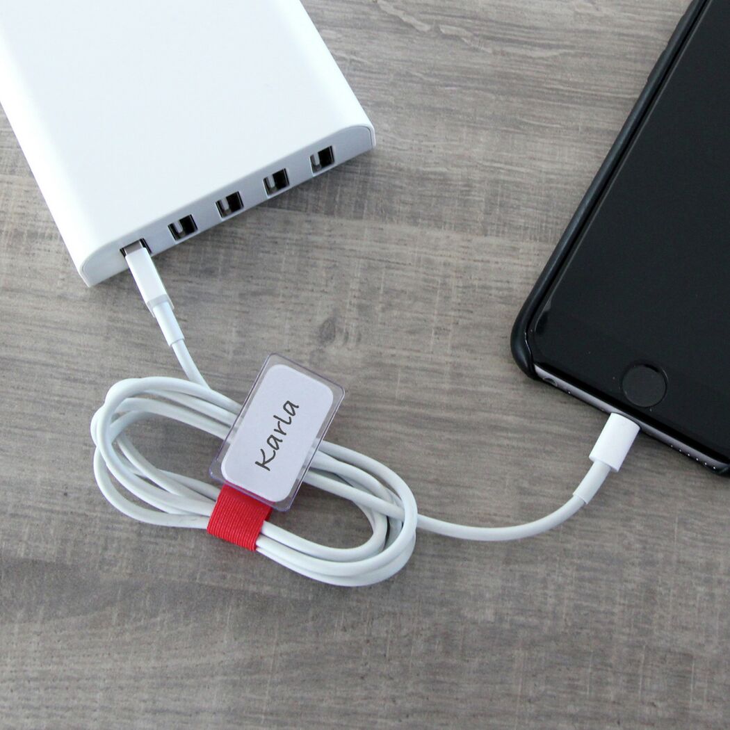 Ladekabel mit Namensschild Karla