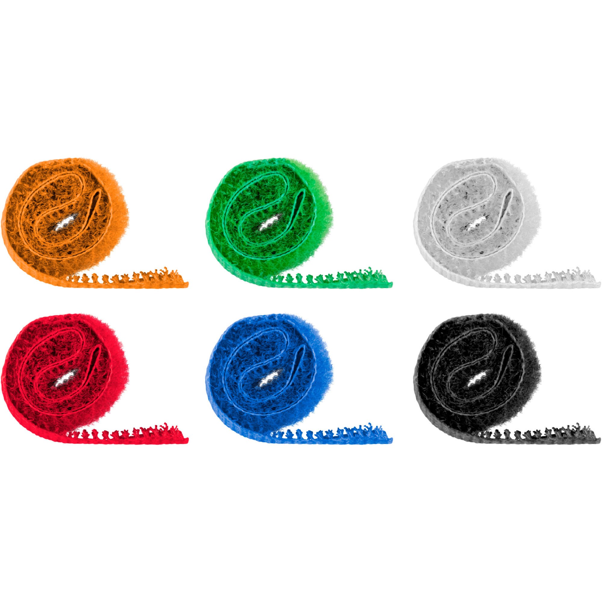 Kabelbinderset 'Kabelmanagement' Klettverschluss, 6 Farben + product picture