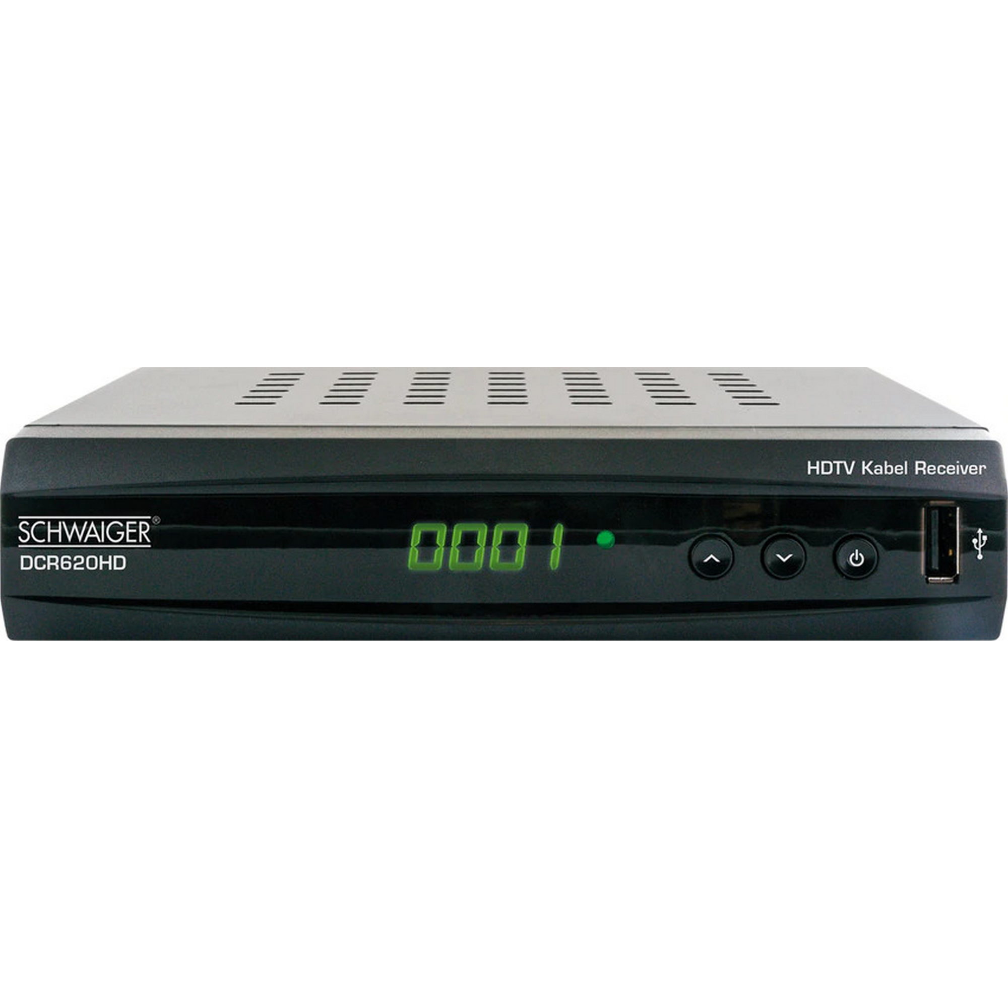 Full HD Kabelreceiver schwarz, LED Anzeige + product picture