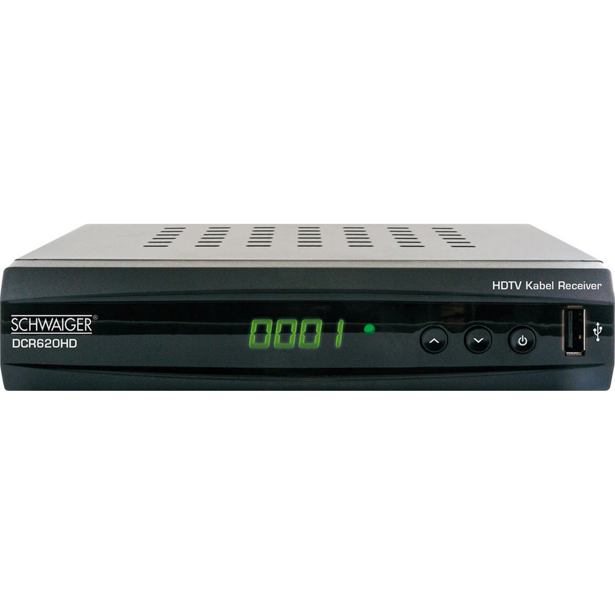 Schwarzer HDTV Kabel Receiver von Schwaiger