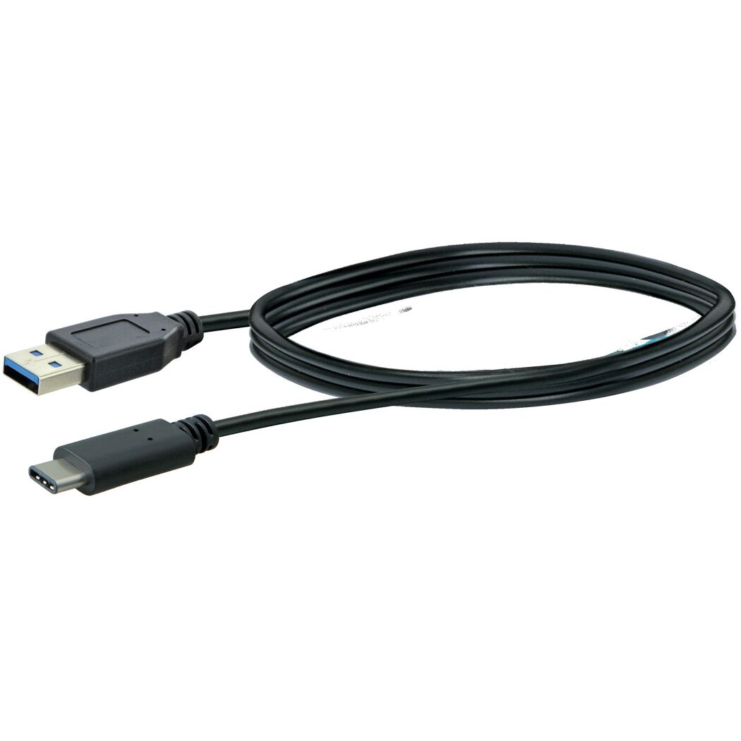 Schwarzes USB 3.1 C auf USB 3.0 A Adapterkabel