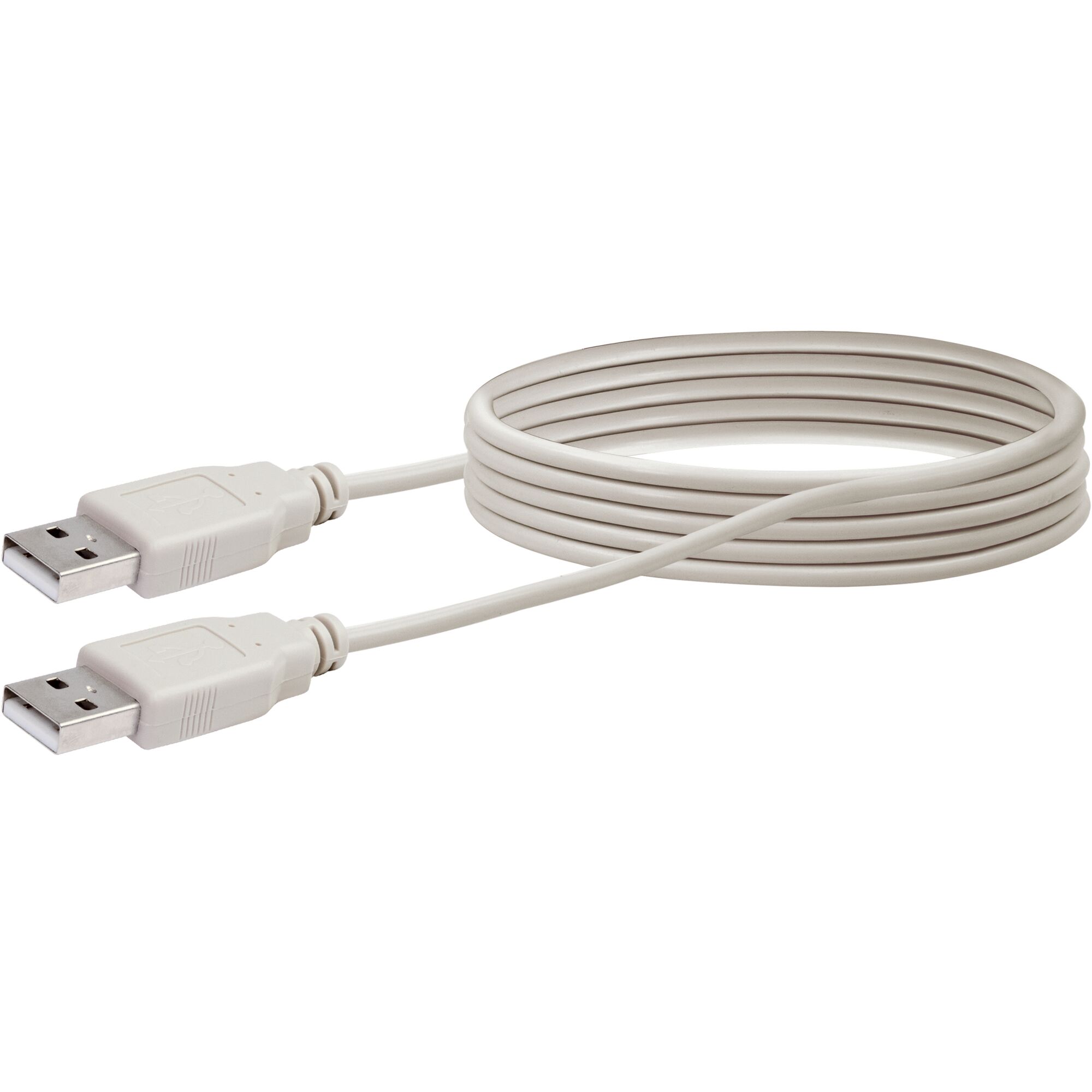 USB 2.0 Anschlusskabel, 1,5 m, grau