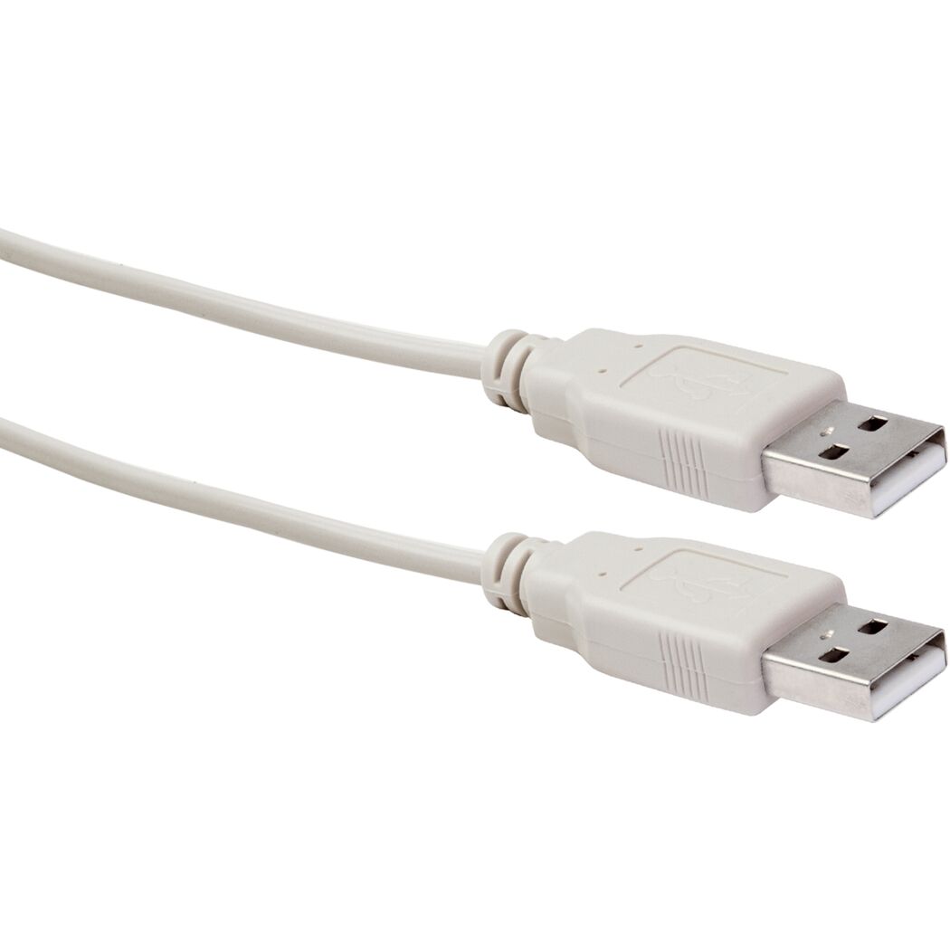 Zwei graue USB 2.0 Kabel