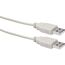 Zwei graue USB 2.0 Kabel