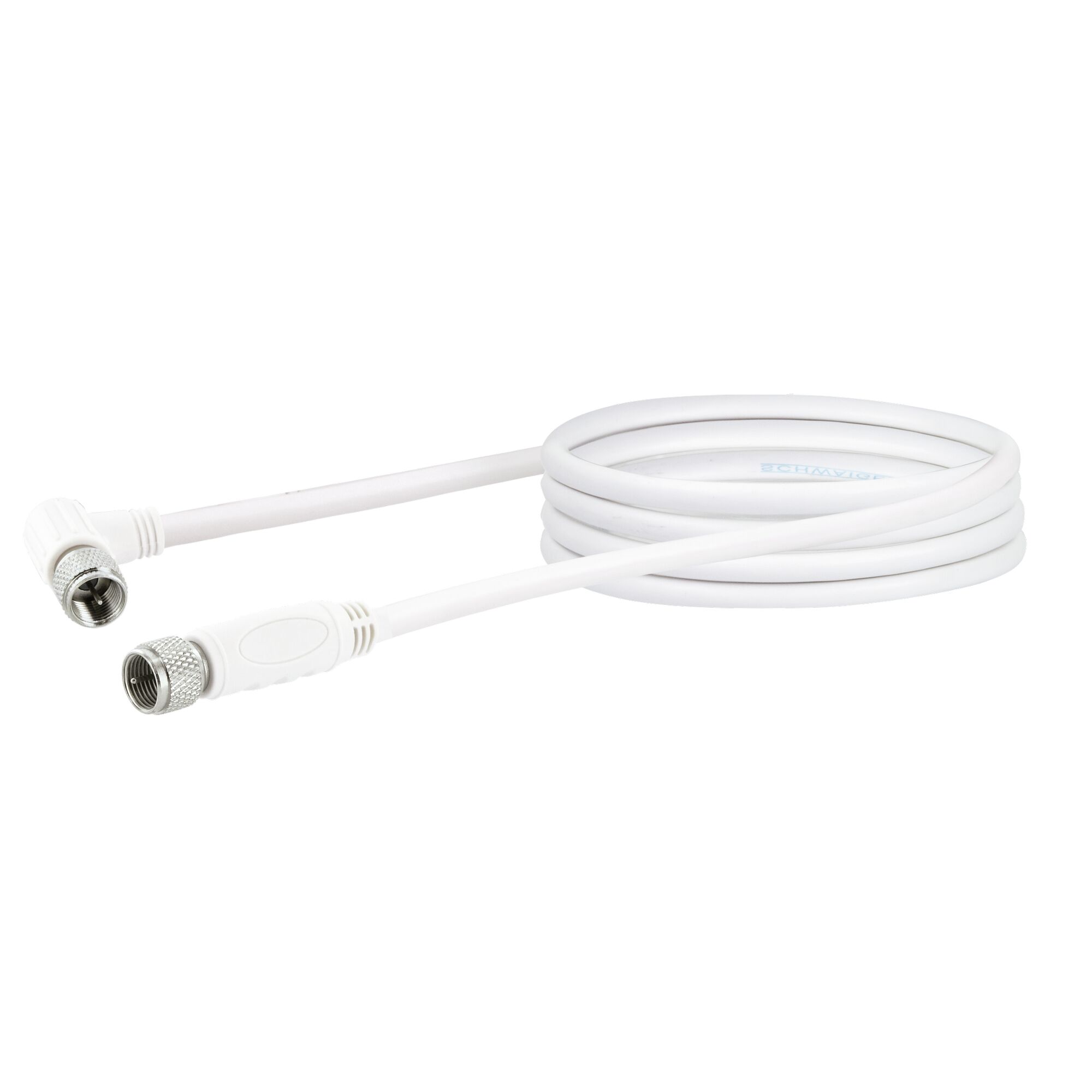 Weißes SAT-Anschlusskabel, 1,5 m