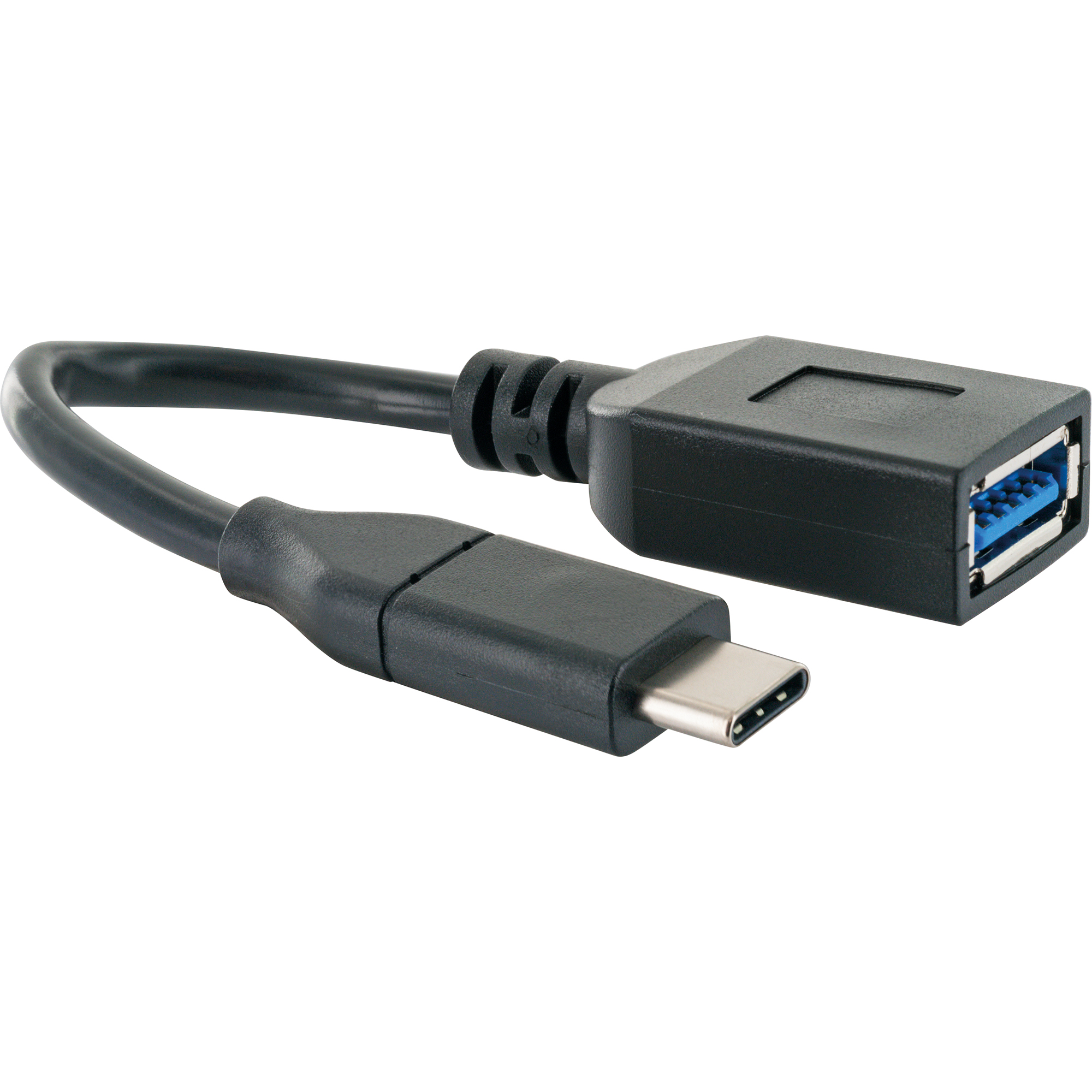 Anschlusskabel USB 3.2 schwarz 5 Gbit/s 15 cm + product picture