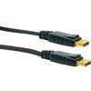 Schwarzes DisplayPort-Kabel