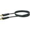 Schwarzes DisplayPort-Kabel