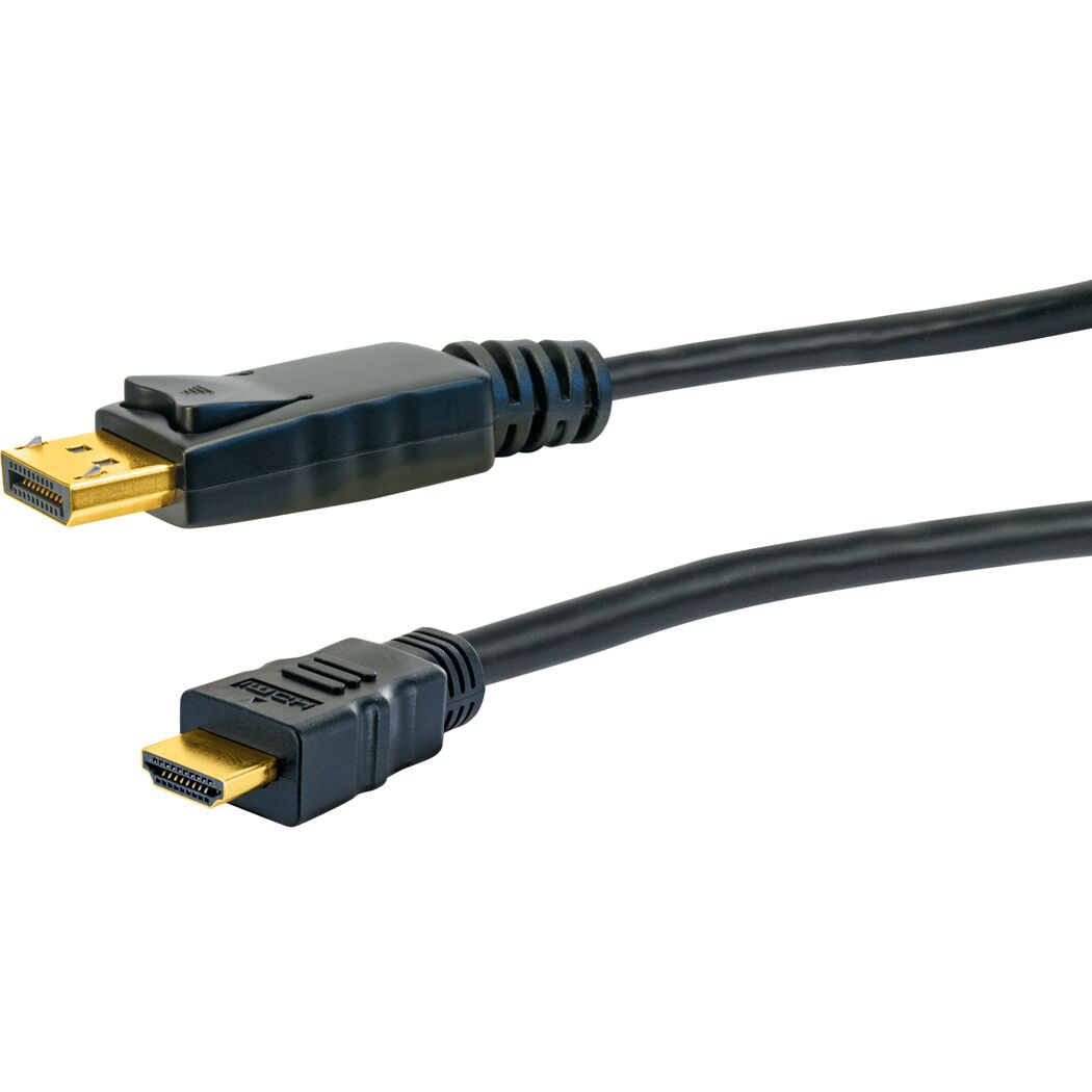 DisplayPort-Kabel mit HDMI-Anschluss