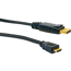 Verkleinertes Bild von Adapterkabel DisplayPort auf HDMI schwarz 2 m