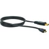 Schwarzes DisplayPort-auf-HDMI-Kabel