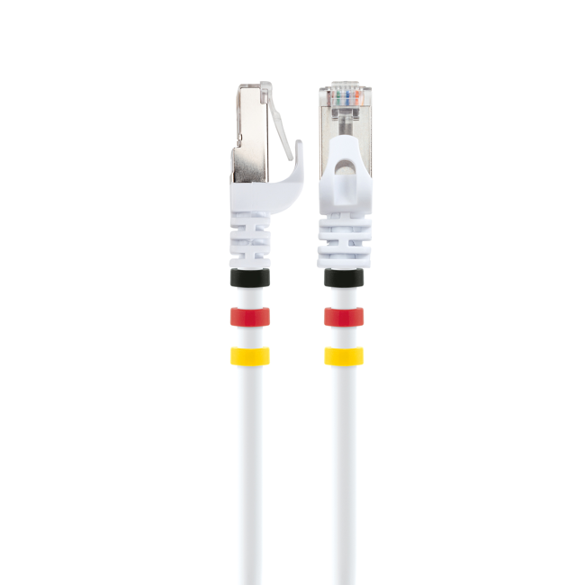 Bild von S/FTP-Netzwerkkabel CAT 7 weiß 15 m