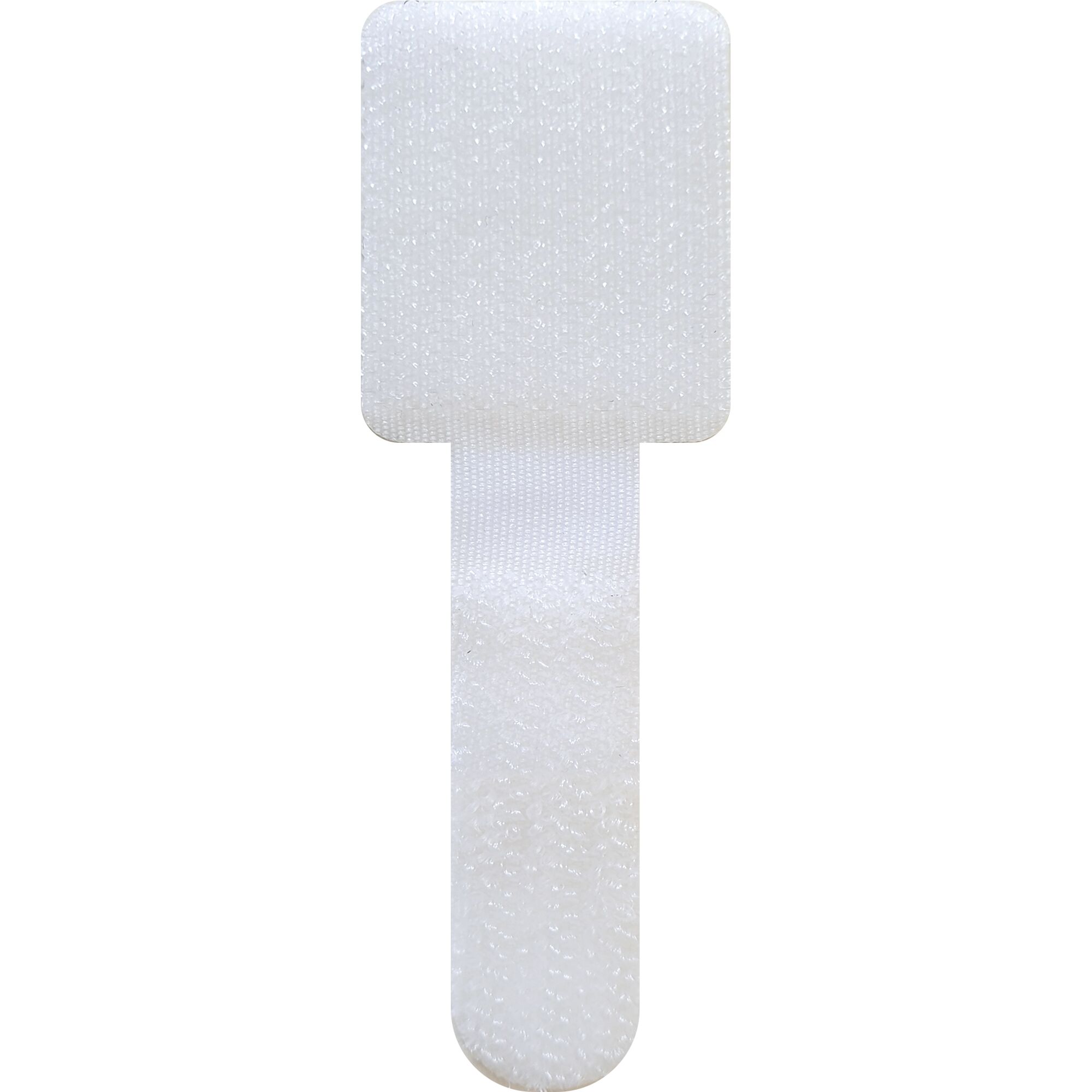 Weißer Klett-Wandclip